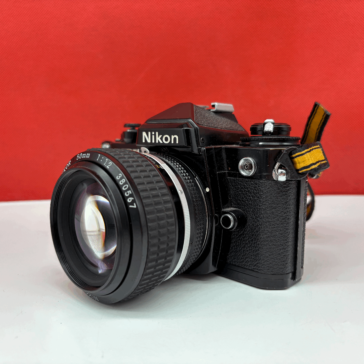 #05 Nikon FE2 BLACK черный NIKKOR 50mm F1.2 Ai-s пленочный фотоаппарат однообъективный зеркальный корпус линзы shutter, люксметр OK рабочее состояние подтверждено Nikon 