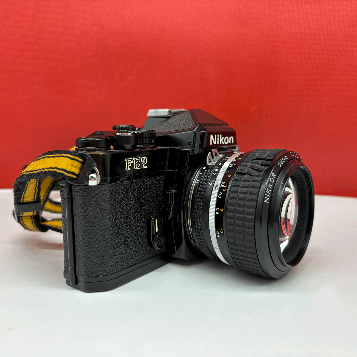 #05 Nikon FE2 BLACK черный NIKKOR 50mm F1.2 Ai-s пленочный фотоаппарат однообъективный зеркальный корпус линзы shutter, люксметр OK рабочее состояние подтверждено Nikon 