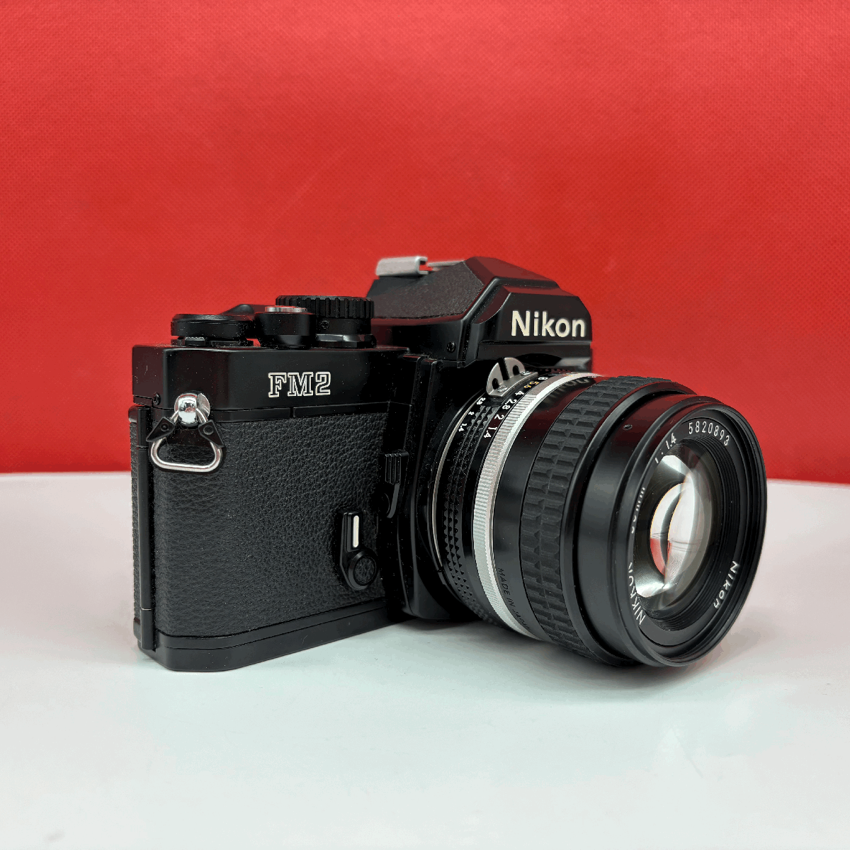 #01 Nikon FM2N FM2 N BLACK черный NIKKOR 50mm F1.4 Ai-s пленочный фотоаппарат однообъективный зеркальный камера корпус линзы рабочее состояние подтверждено Nikon 