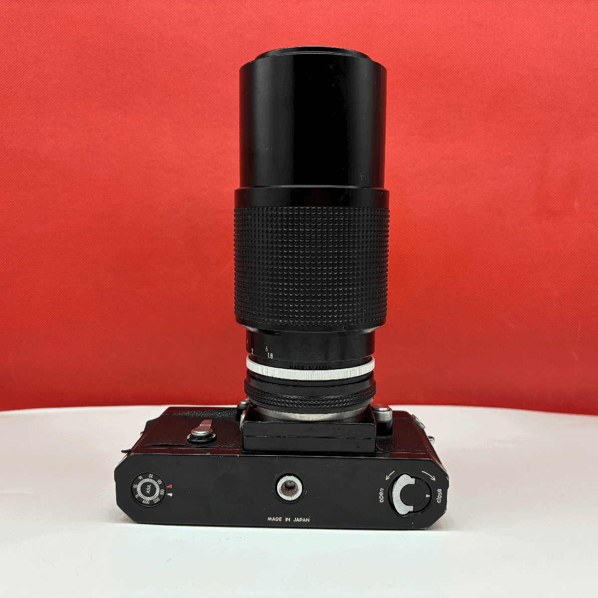 #08 Nikon F первый период черный Zoom-NIKKOR 80-200mm F4.5 Ai пленочный фотоаппарат однообъективный зеркальный камера корпус линзы рабочее состояние подтверждено текущее состояние товар Nikon 