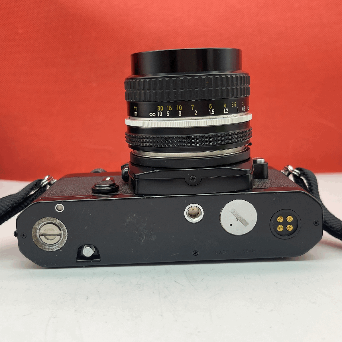 v19 Nikon FM черный NIKKOR 50mm F1.8 Ai однообъективный зеркальный пленочный фотоаппарат корпус линзы рабочее состояние подтверждено shutter, люксметр OK Nikon 