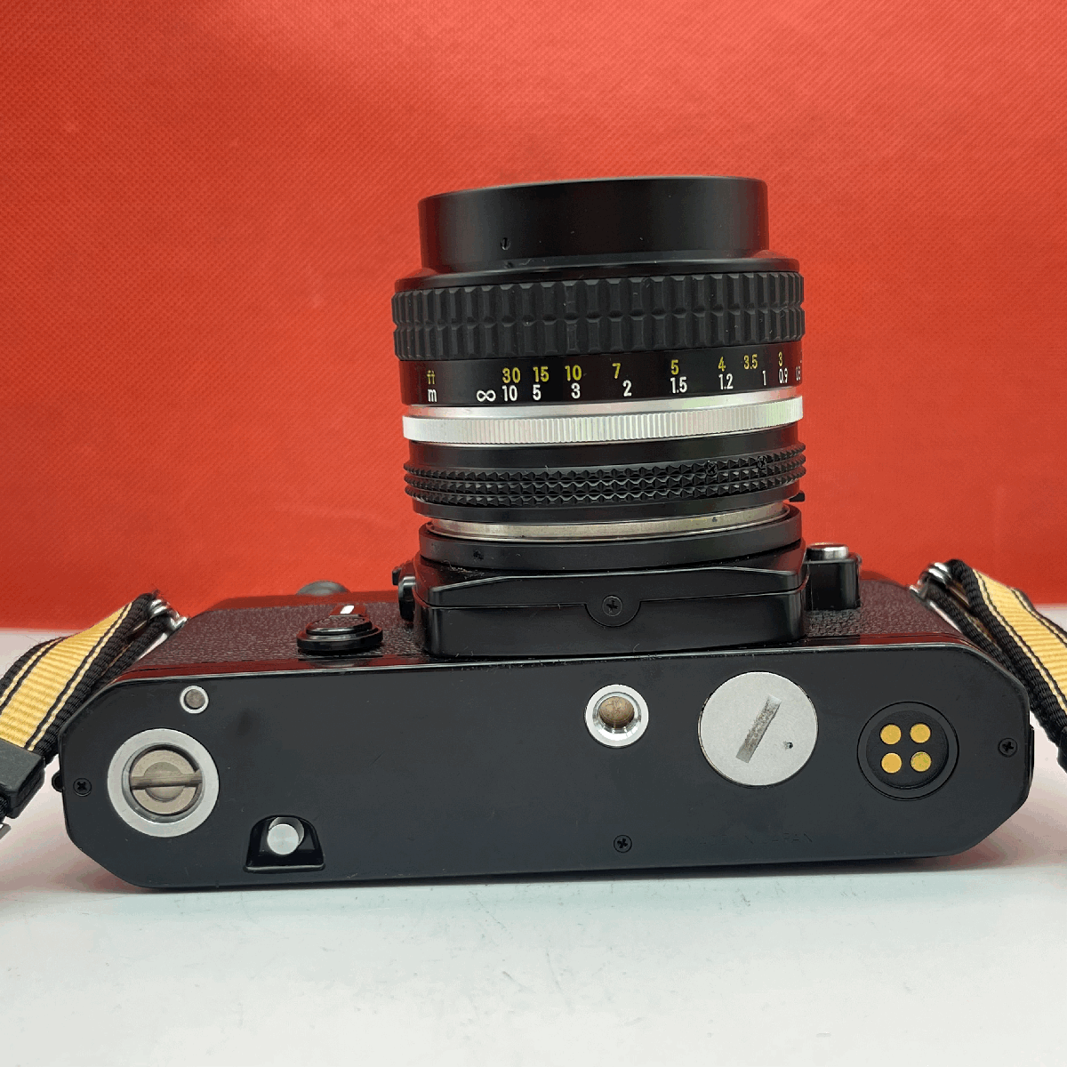 v18 Nikon FE черный NIKKOR 50mm F1.4 Ai однообъективный зеркальный камера пленочный фотоаппарат корпус линзы рабочее состояние подтверждено Junk Nikon 