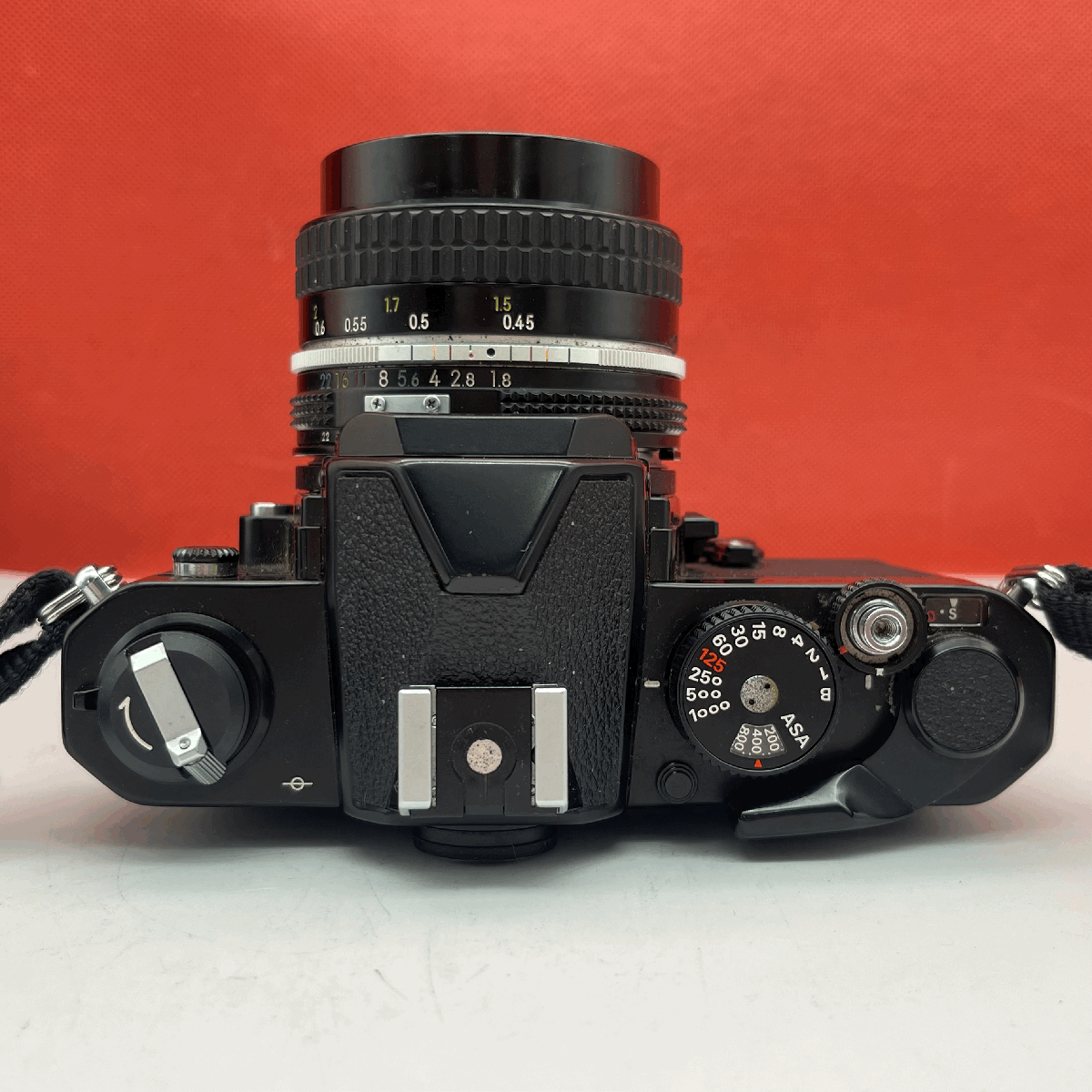 v19 Nikon FM черный NIKKOR 50mm F1.8 Ai однообъективный зеркальный пленочный фотоаппарат корпус линзы рабочее состояние подтверждено shutter, люксметр OK Nikon 
