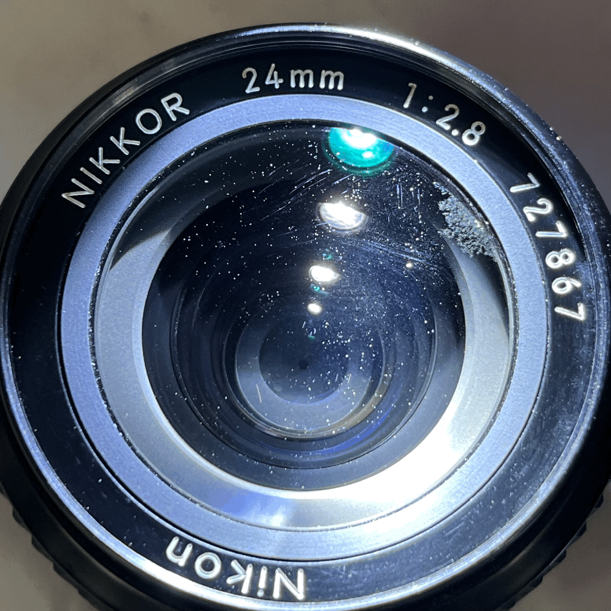 *21 Nikon NIKKOR 24mm F2.8 Ai-s объектив одиночный подпалина пункт ручной диапазон фокусировки Nikon 