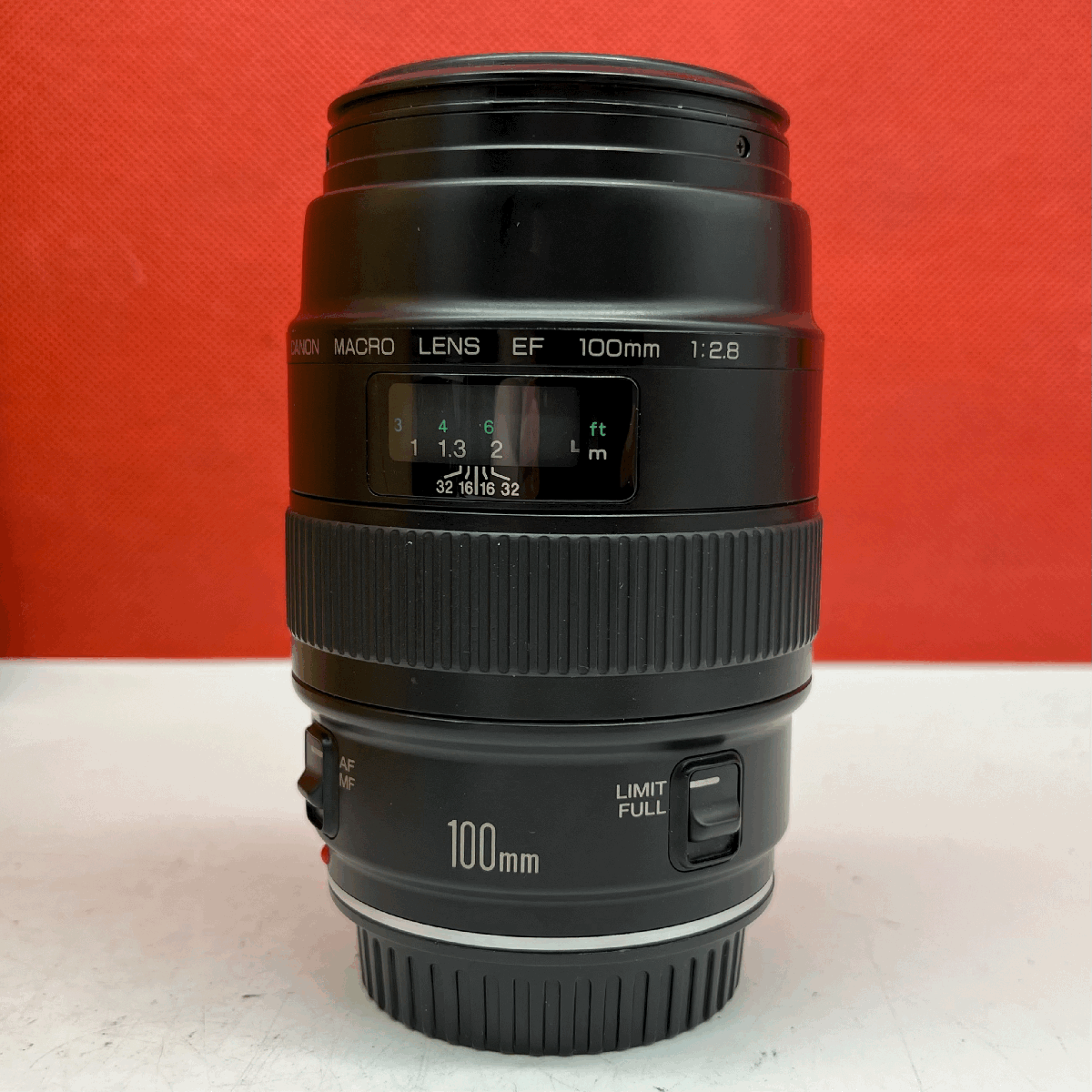 *25 CANON MACRO LENS EF 100mm F2.8 объектив одиночный подпалина пункт автофокусировка AF рабочее состояние подтверждено Canon 