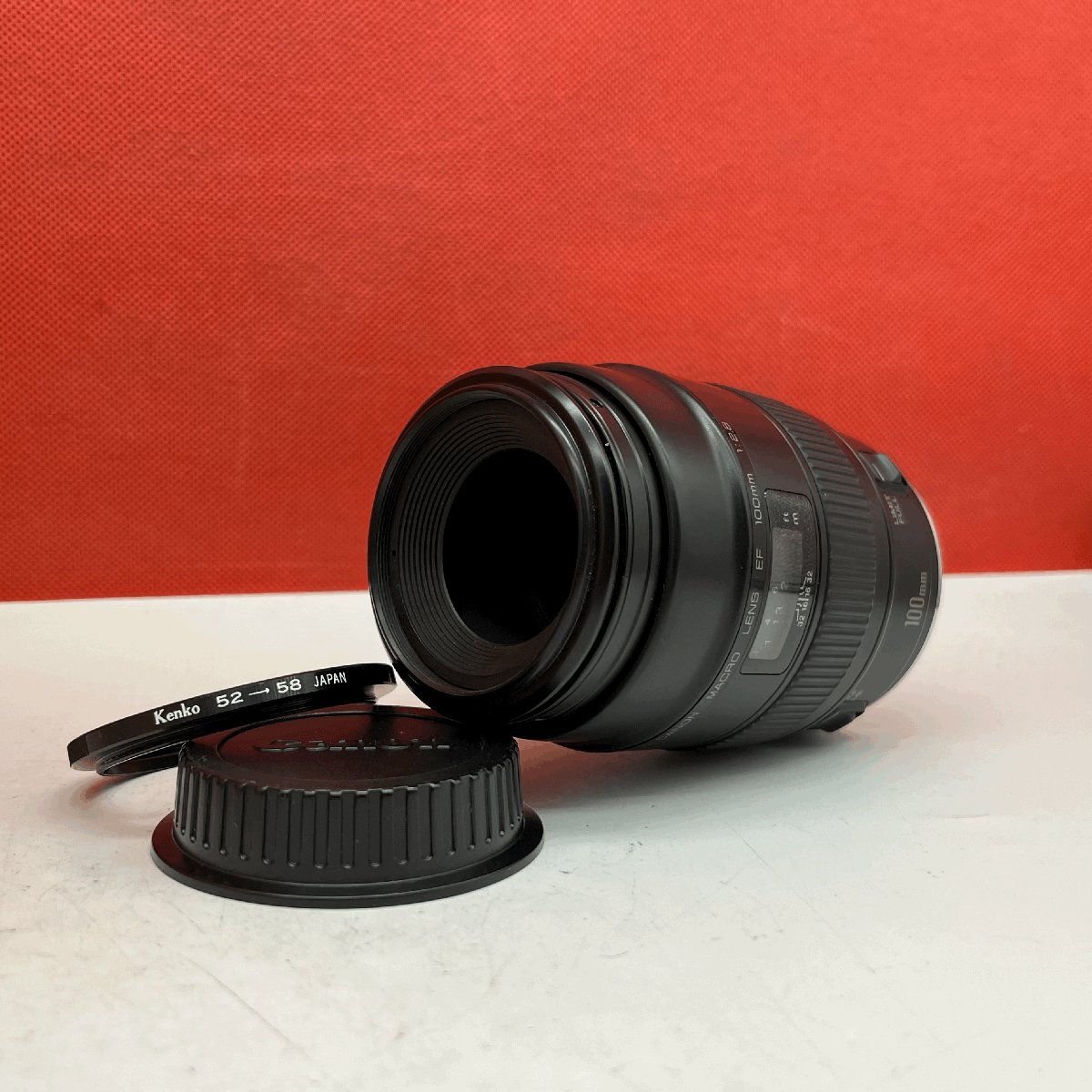 *25 CANON MACRO LENS EF 100mm F2.8 объектив одиночный подпалина пункт автофокусировка AF рабочее состояние подтверждено Canon 