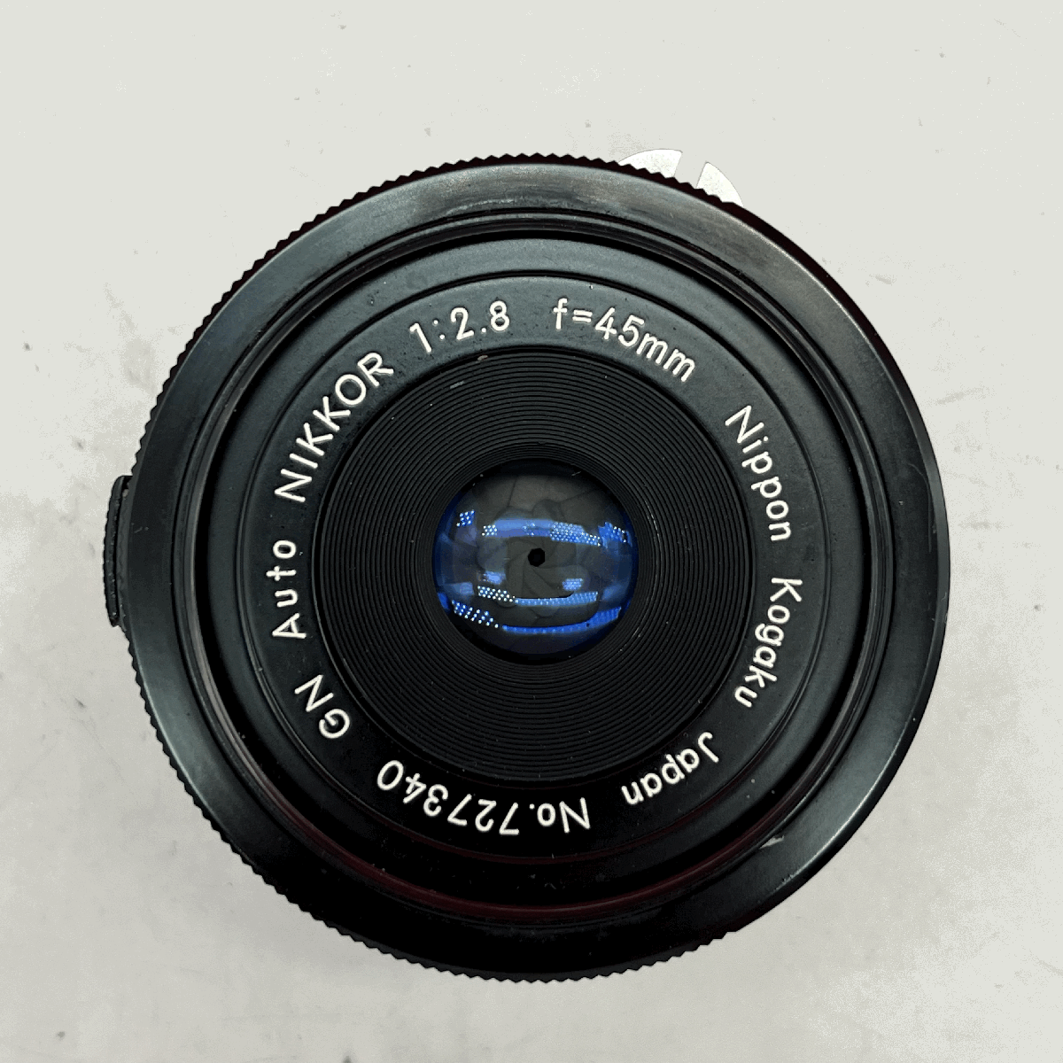 *41 Nikon GN Auto NIKKOR 45mm F2.8 объектив одиночный подпалина пункт ручной диапазон фокусировки Nikon 