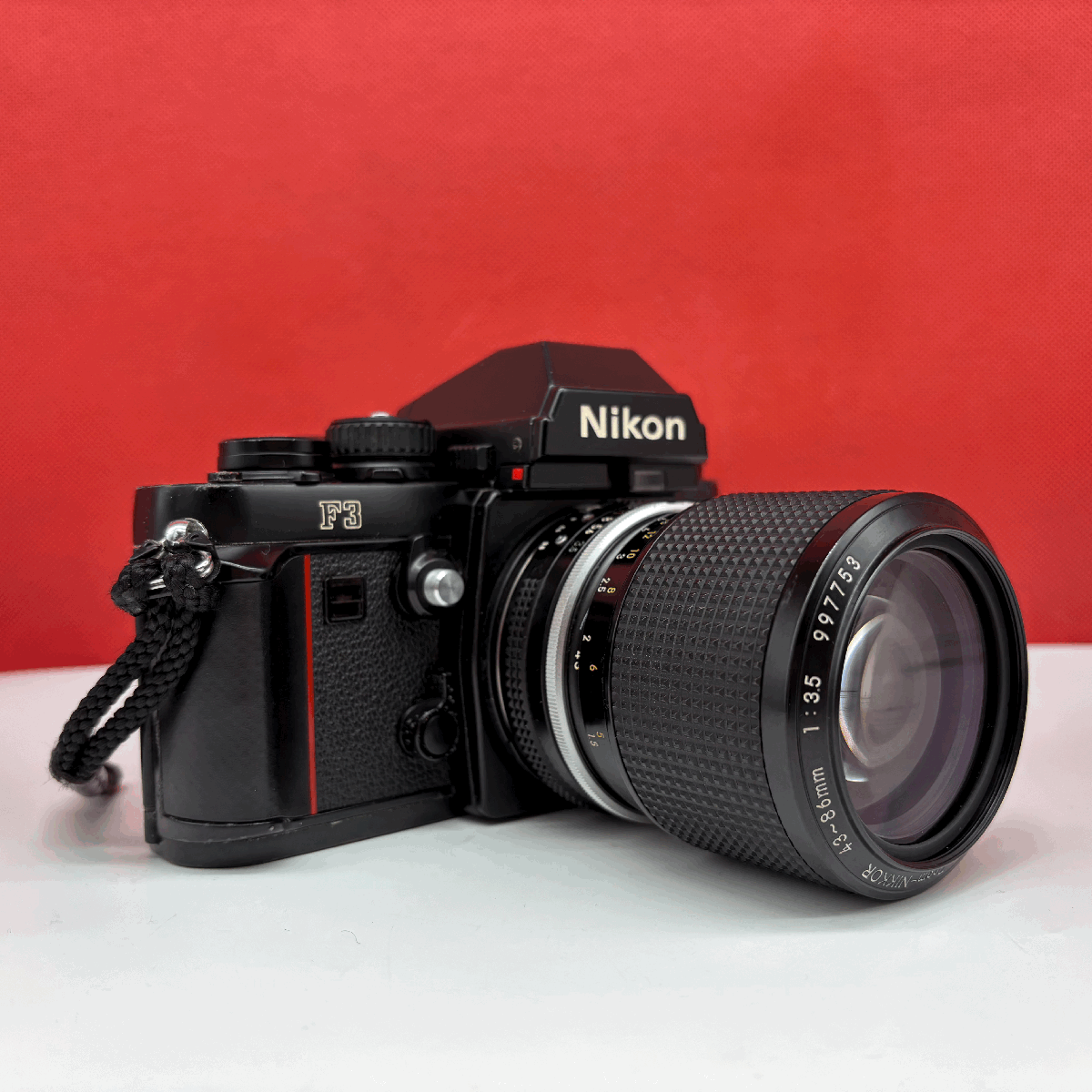 #34 Nikon F3 I Revell 127 десять тысяч шт. Zoom-NIKKOR 43-86mm F3.5 пленочный фотоаппарат однообъективный зеркальный камера корпус линзы рабочее состояние подтверждено Nikon 