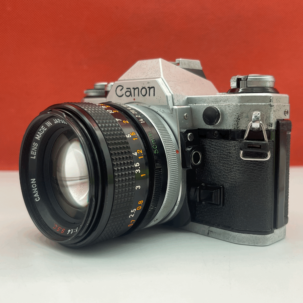 ▽14 Canon AE-1 FD 50mm F1.4 S.S.C. 一眼レフカメラ フィルム
