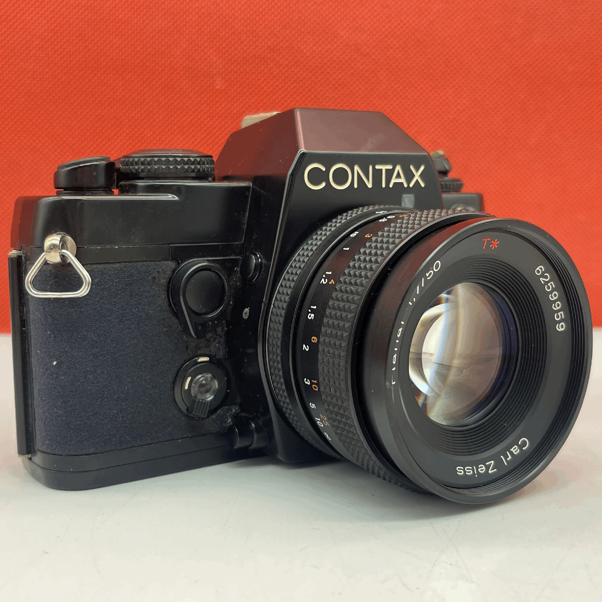 ▽05 CONTAX 139 QUARTZ Carl Zeiss Planar F7 50mm T* AEJ 一眼レフ フィルムカメラ ボディ レンズ 動(dòng)作確認(rèn)済 シャッターOK コンタックス