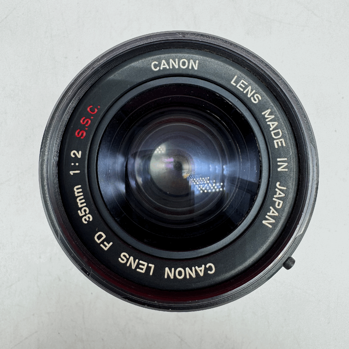 ^23 Canon LENS FD 35mm F2 S.S.C. объектив одиночный подпалина пункт ручной диапазон фокусировки Canon 