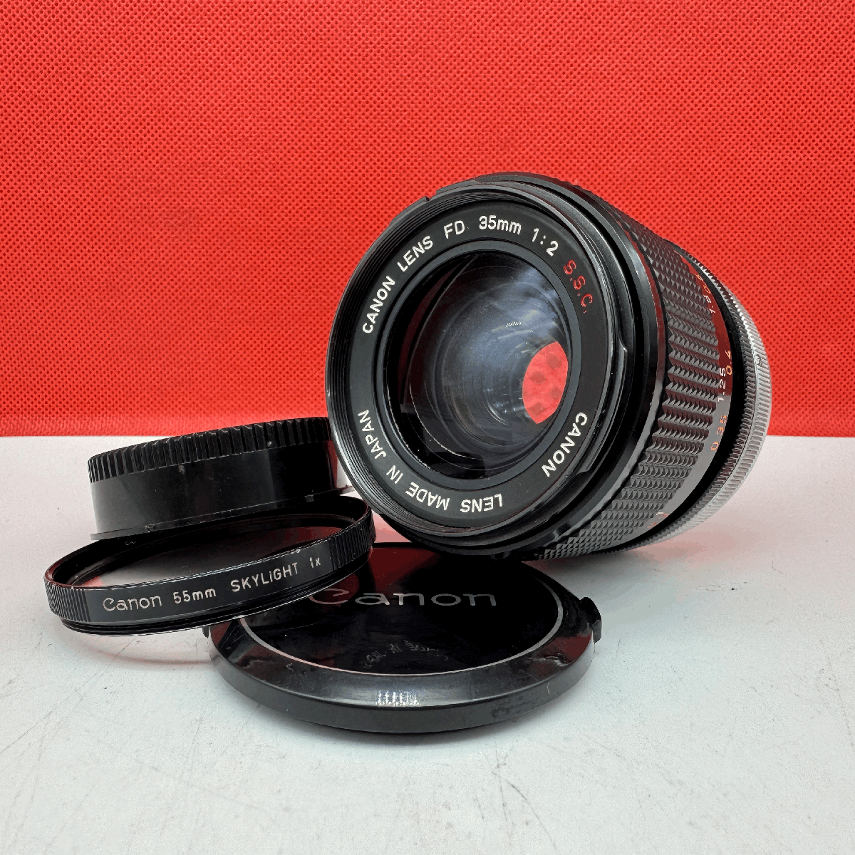^23 Canon LENS FD 35mm F2 S.S.C. объектив одиночный подпалина пункт ручной диапазон фокусировки Canon 