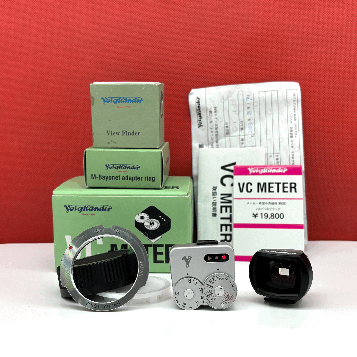 #33 Voigtlander VC METER / 28mm View Finder / M-bayonet adapter ring カメラ アクセサリー 露出計(jì) アダプター フォクトレンダー