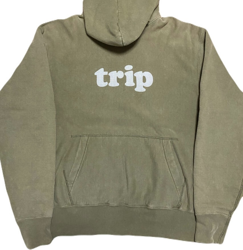 90s 初期 hysteric glamor ヒステリックグラマー Trip パーカー カーキ