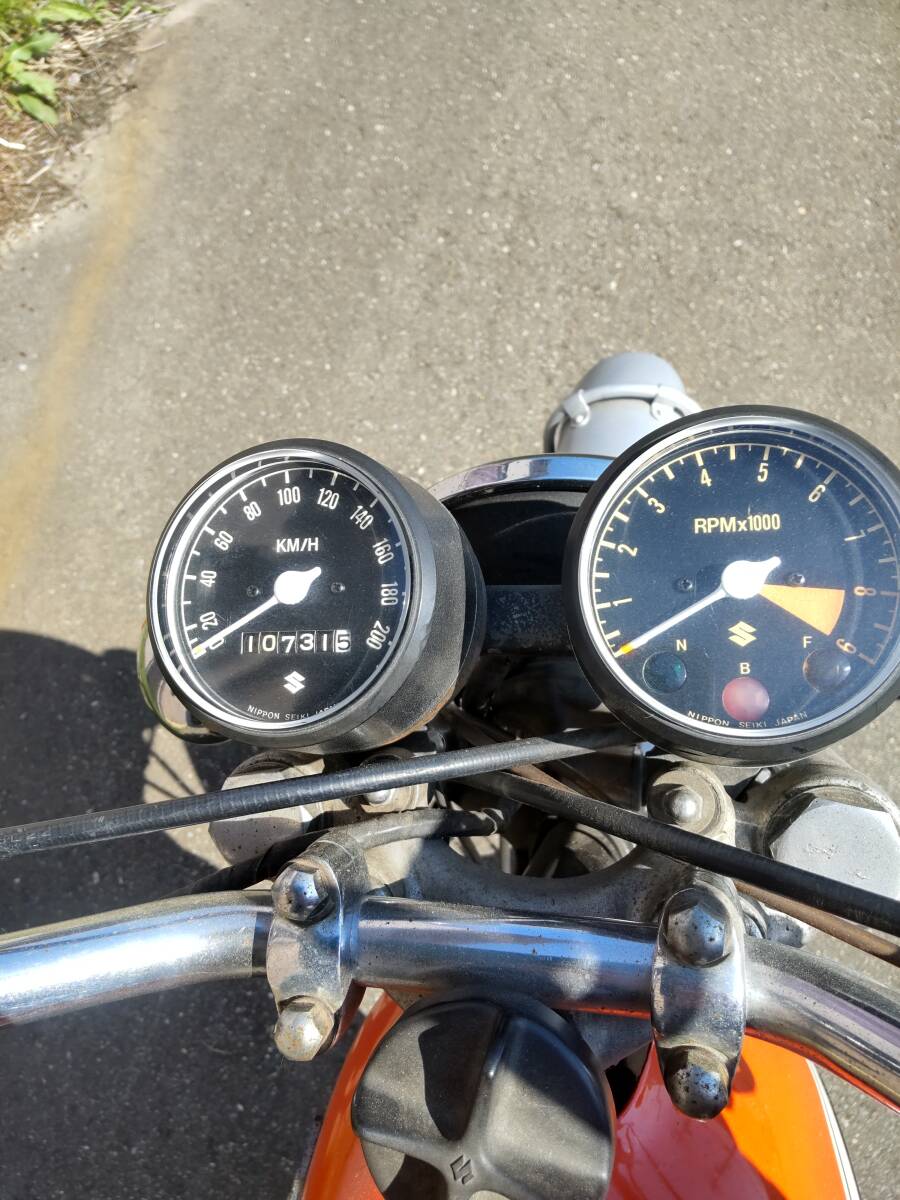  旧車 T250 T350 GT250 ノンレス 2型 実走10731㌔　 スズキ_画像6