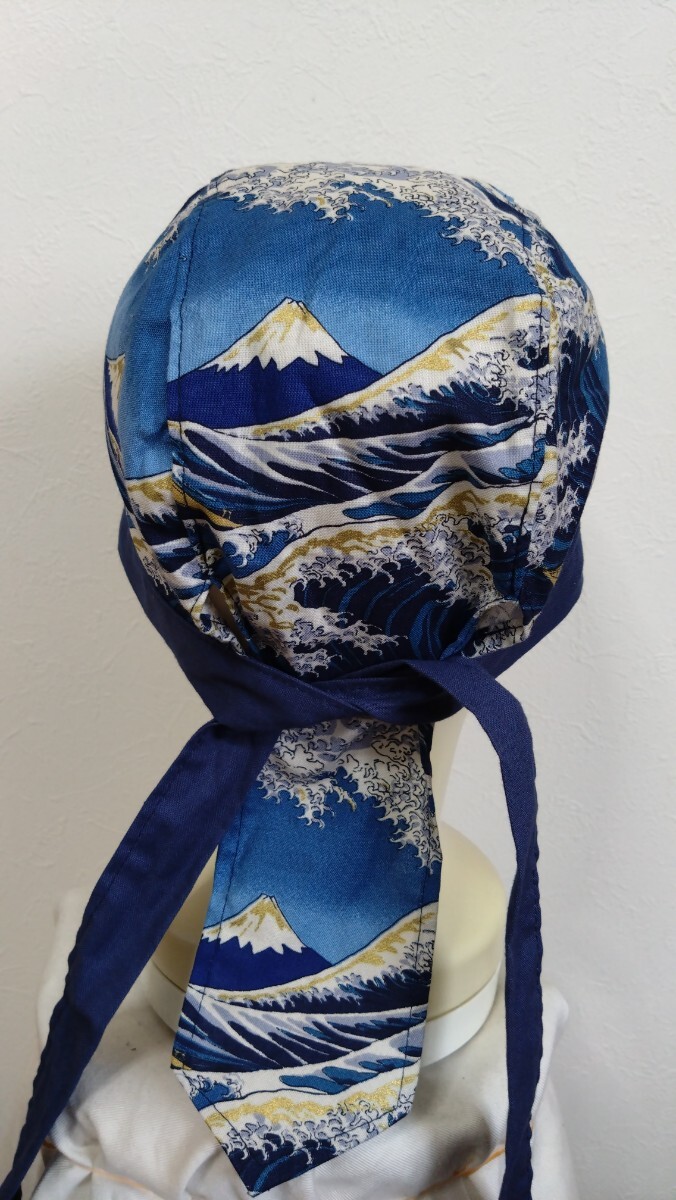 ★バンダナキャップ★　ハンドメイド　まとめ売り　和柄　獅子　緑　富士山　ベージュ　紺　　