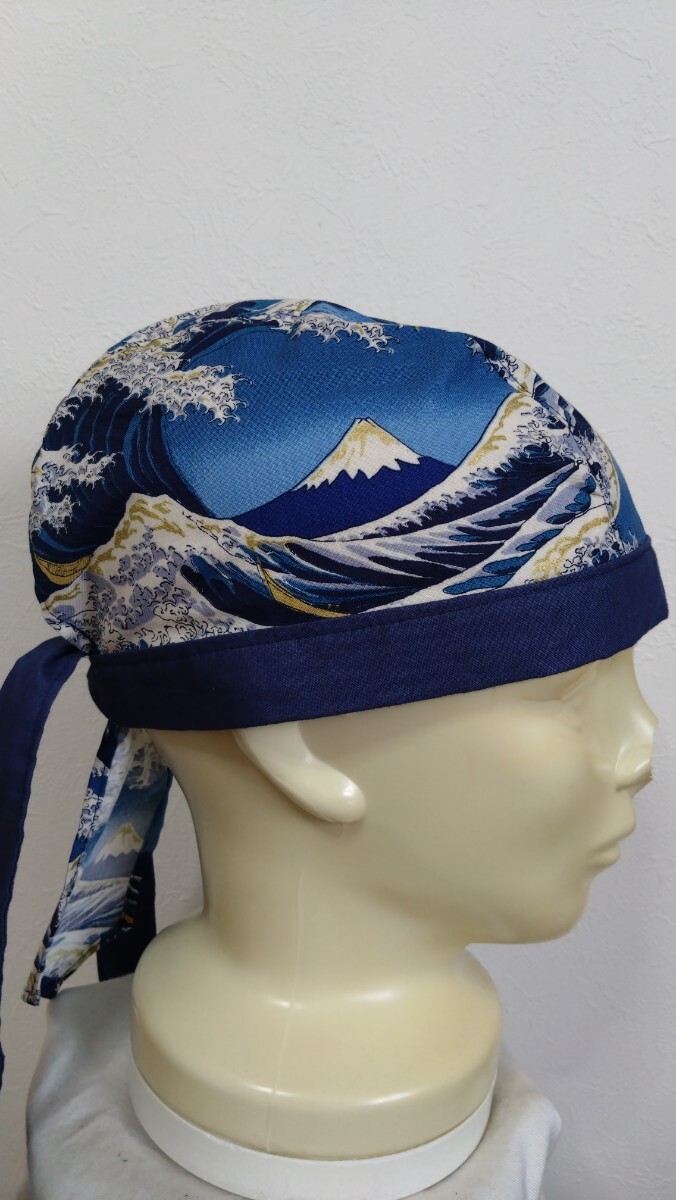★バンダナキャップ★　ハンドメイド　まとめ売り　和柄　獅子　緑　富士山　ベージュ　紺　　