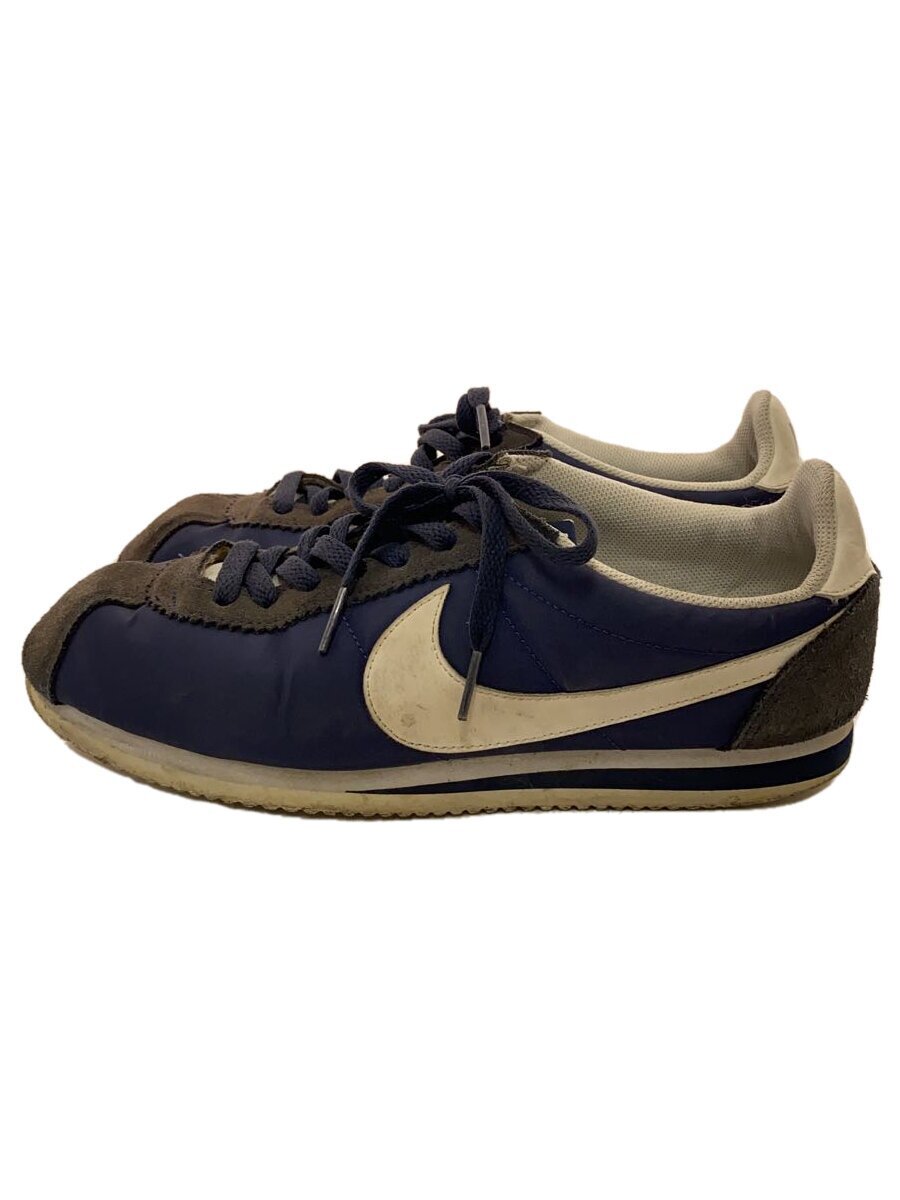 NIKE◆CLASSIC CORTEZ NYLON/クラシックコルテッツナイロン/ネイビー/807472-410/27cm/NV_画像1