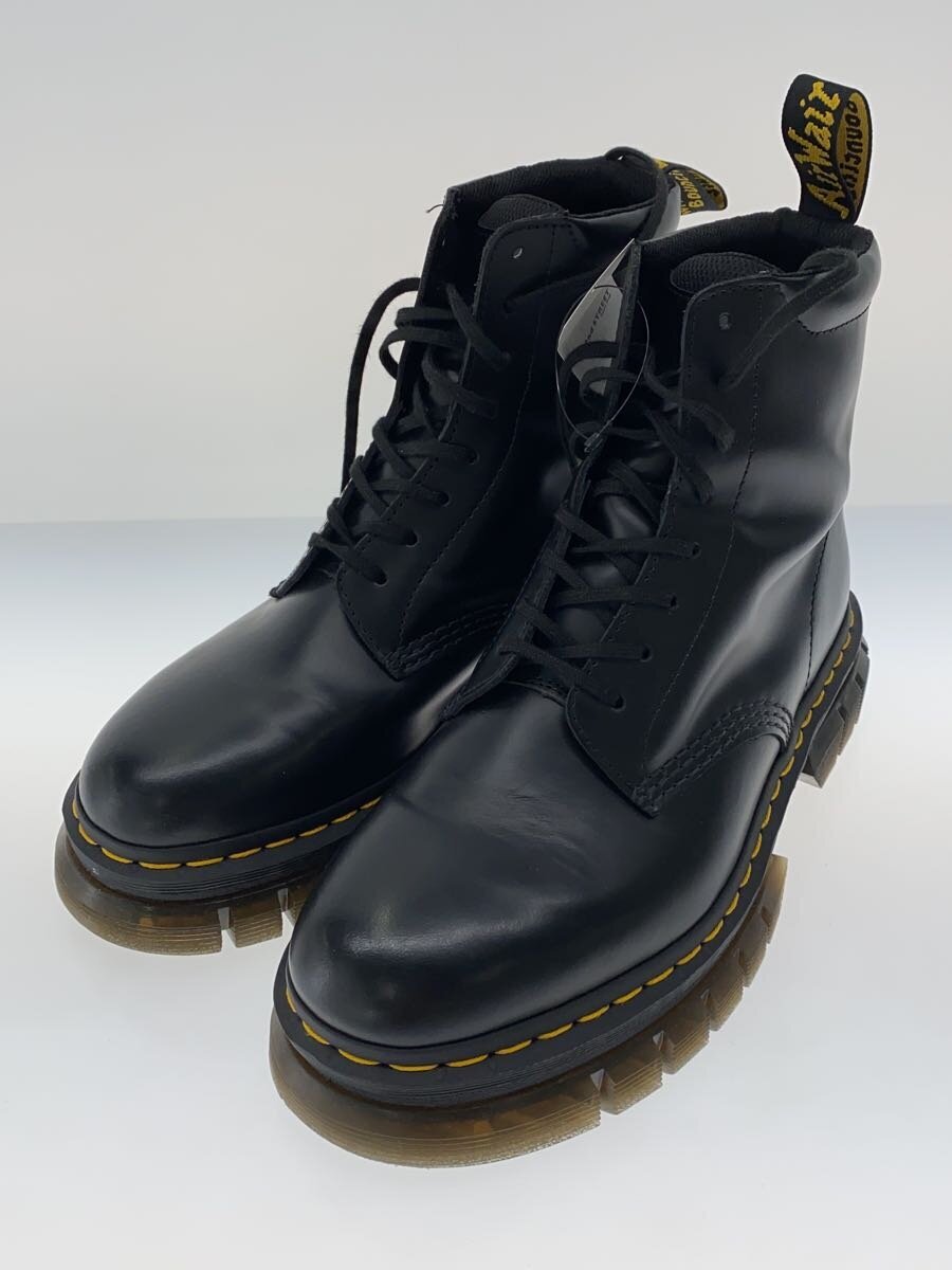 Dr.Martens◆レースアップブーツ/US8/BLK/RIKARD 8I