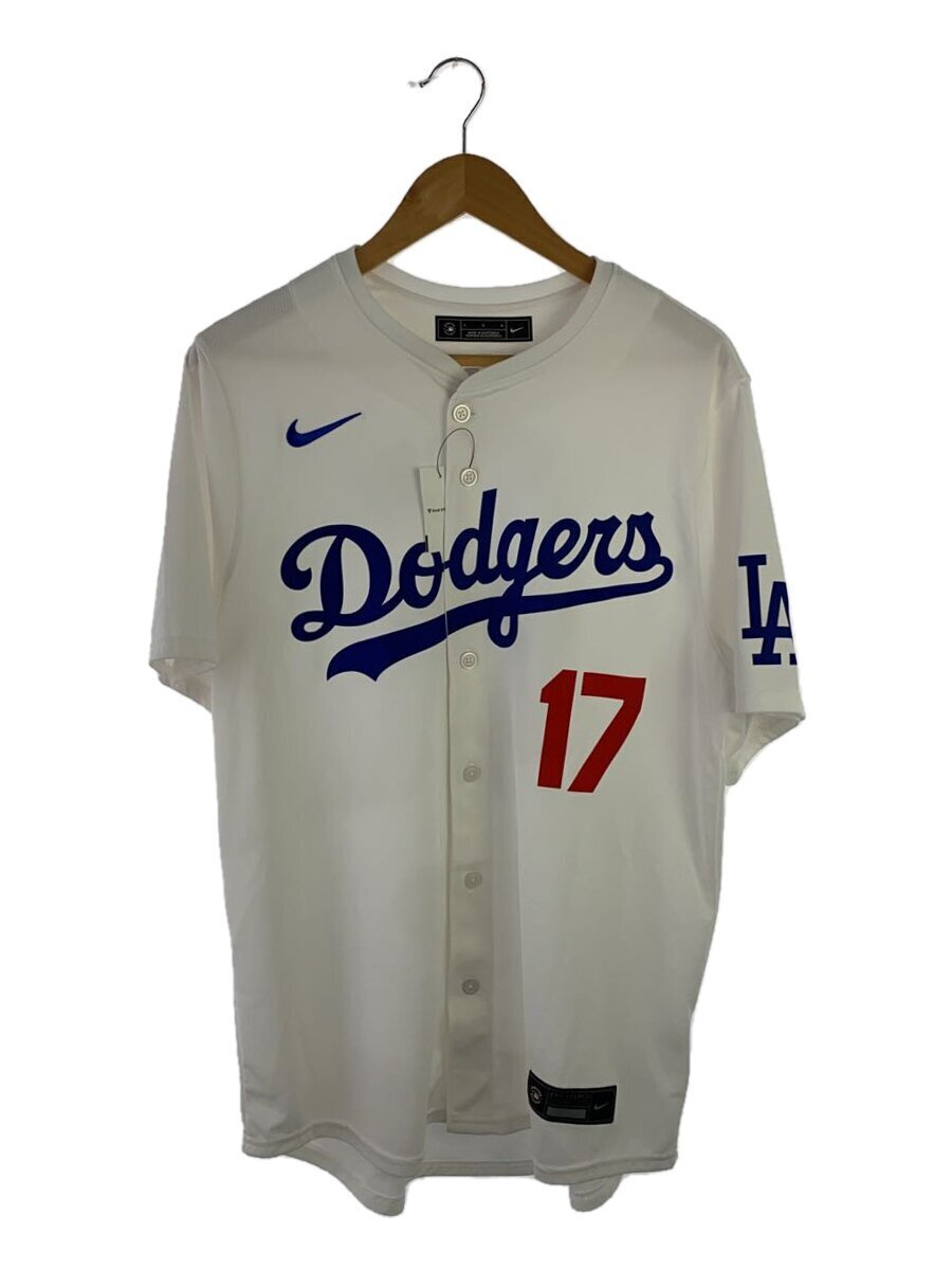 NIKE◆半袖シャツ/大谷翔平/XL/ポリエステル/ホワイト/T7LM-LDHO XLサイズ以上