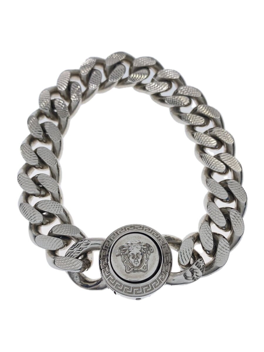 VERSACE ヴェルサーチ メドゥーサ チェーン ブレスレット シルバー VERSACE メドゥーサ チェーン ブレスレット VERSACE