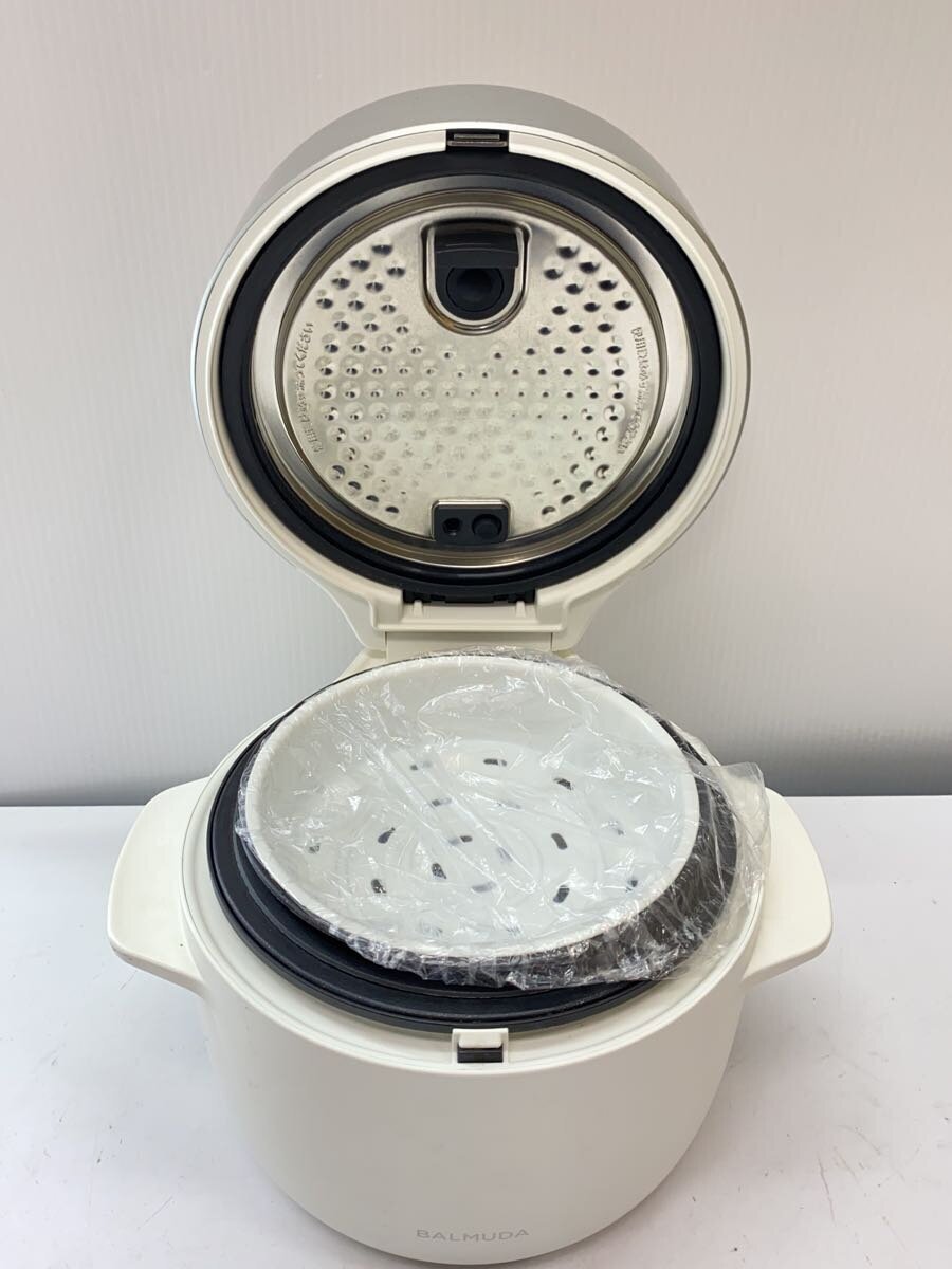 BALMUDA◆炊飯器 The Gohan K03A-WH [ホワイト]_画像6