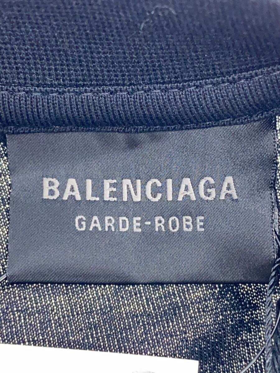BALENCIAGA◆Tシャツ/XS/コットン/BLK/724514 TNVL9