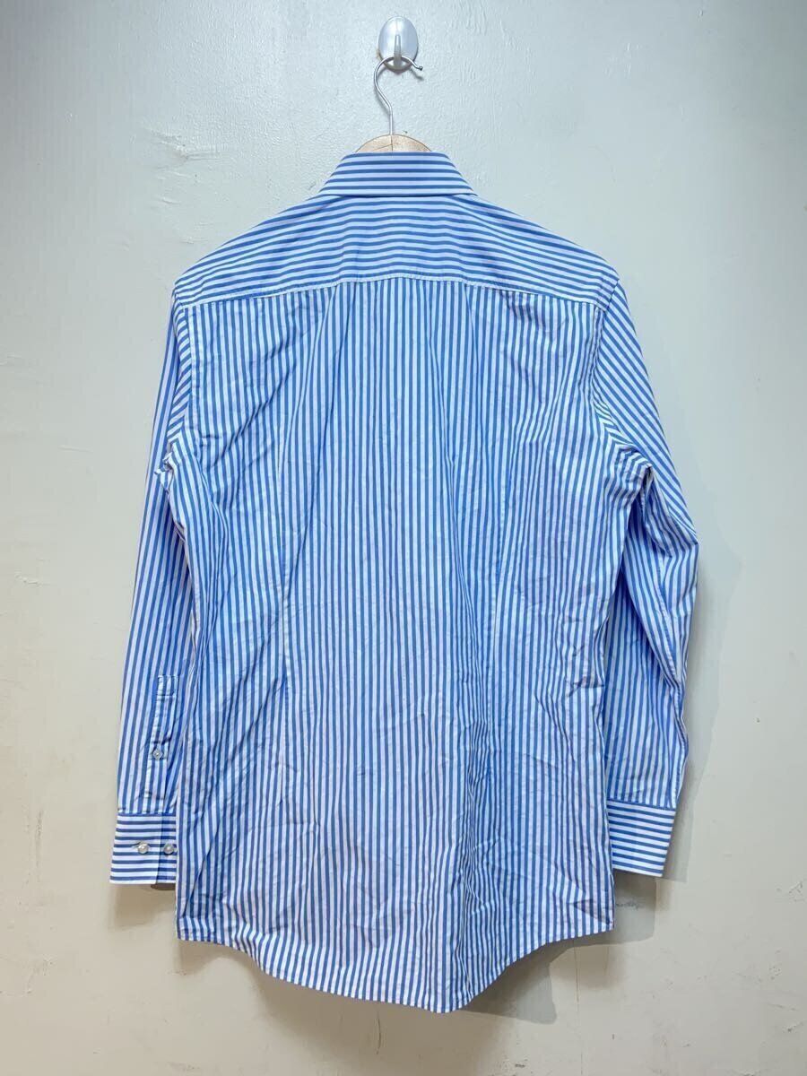 HUGO BOSS◆長袖シャツ/15.5/コットン/BLU/ストライプ