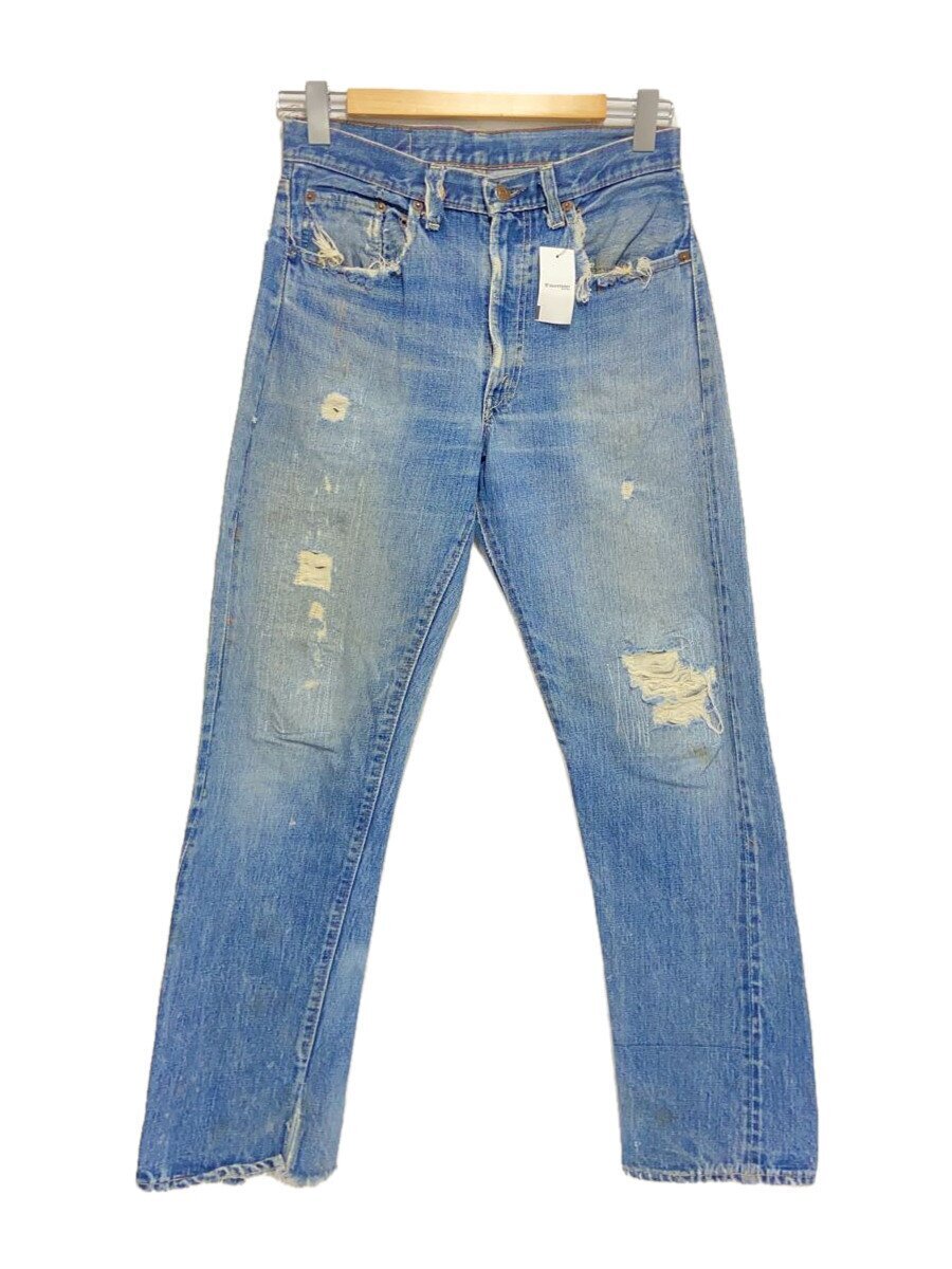 Levi’s◆60s/505/BIGE/片耳/29/30/ボトム/デニム/IDG