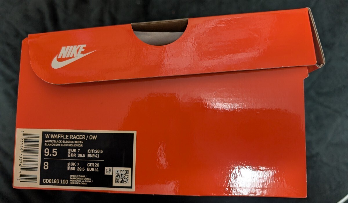 　送料無(wú)料　26.5cm NIKE　ウィメンズ　ワッフルレーサー　OFF-White　 未使用品　オフホワイト　ナイキ　スニーカー 