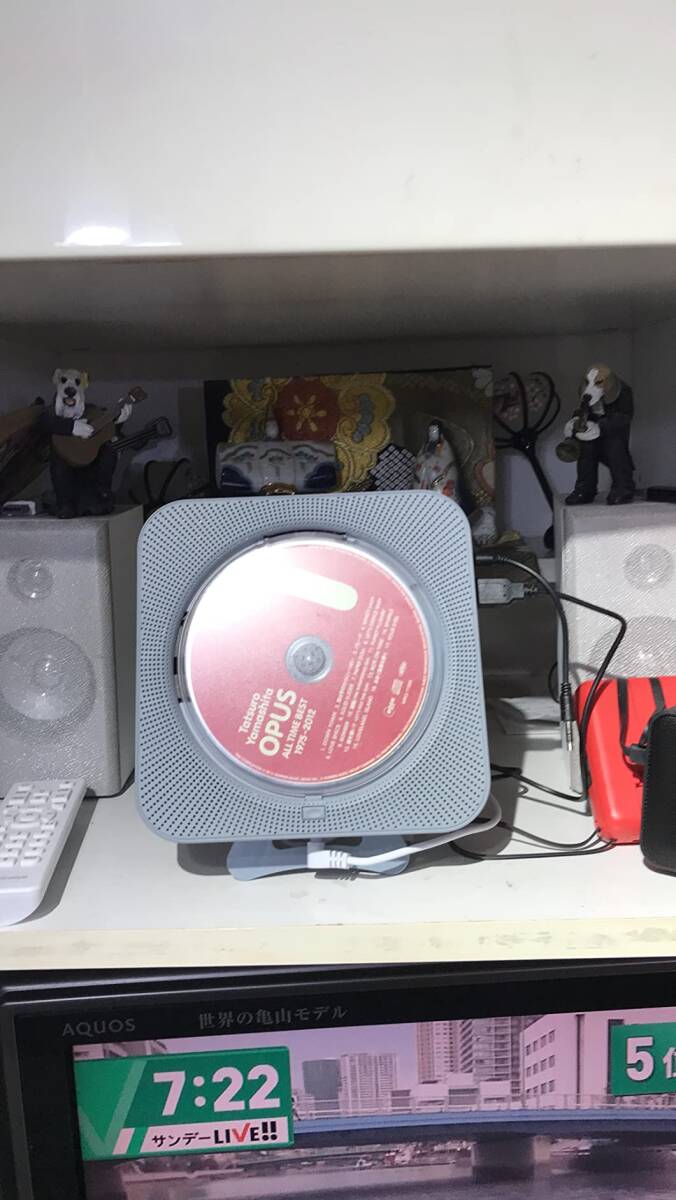 　リモコン添付 Bluetooth CDプレイヤー
