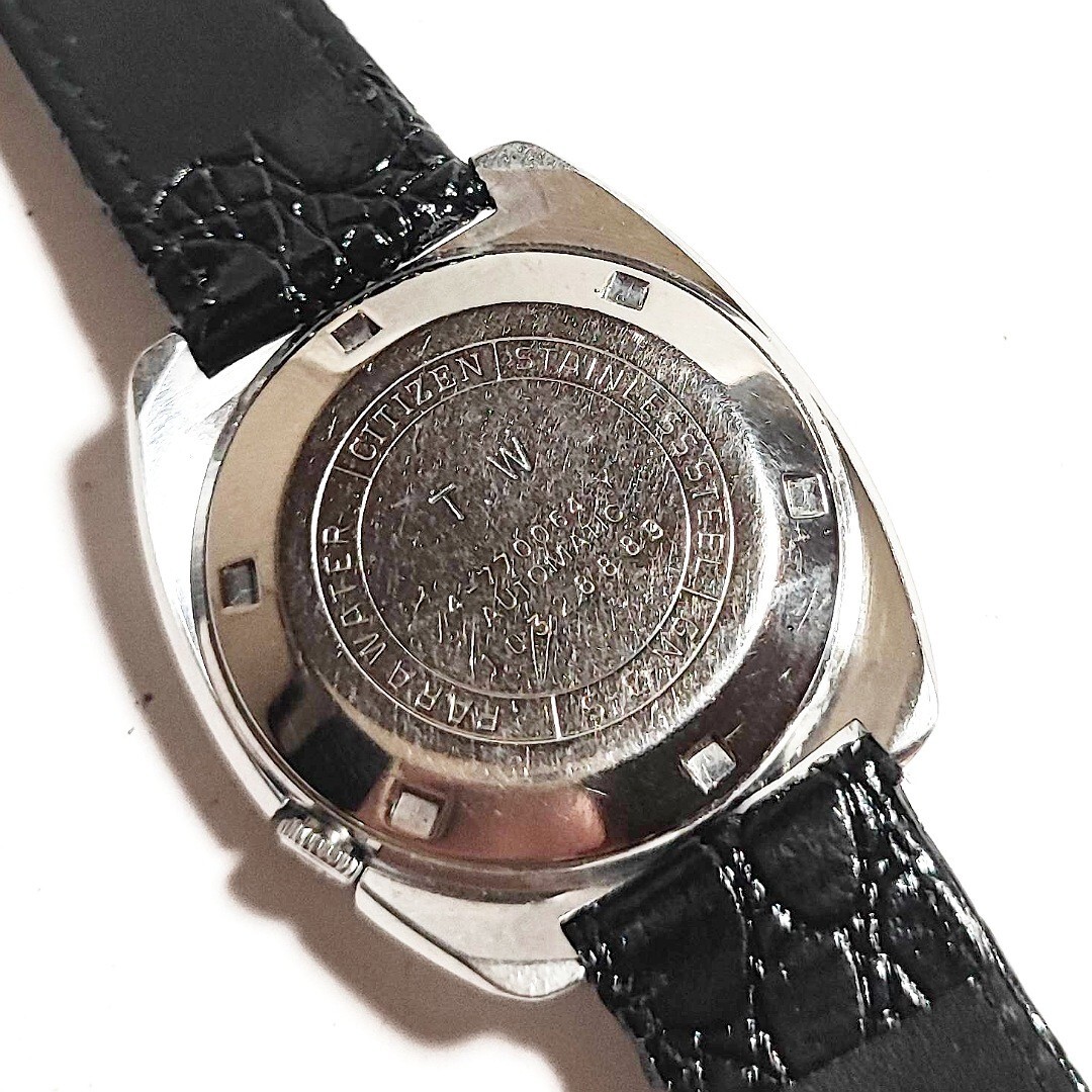 動作品 CITIZEN LEOPARD SUPER BEAT シチズン レオパール スーパービート 自動巻き 機(jī)械式 automatic アナログ メンズ腕時計 稼働品 イ329