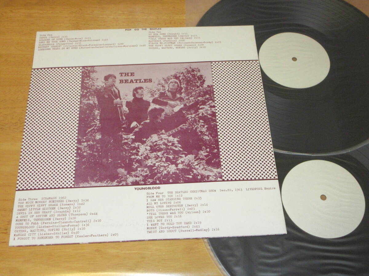 ◆◇THE BEATLES(ザ・ビートルズ)【POP GO THE BEATLES/YOUNGBLOOD】コレクターズ盤2LP◇◆_画像2