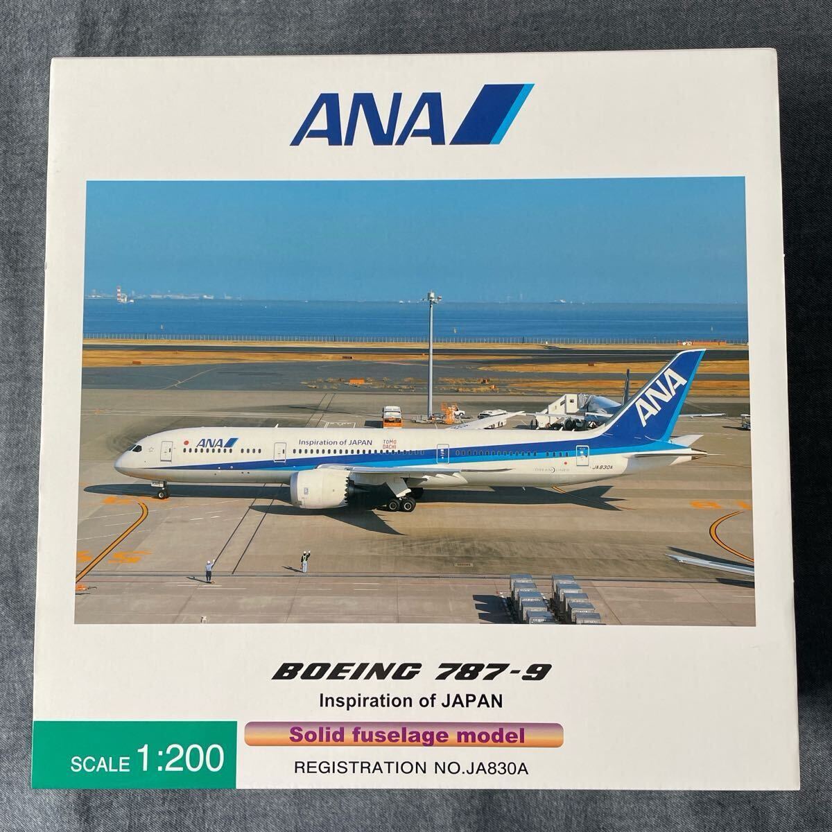 はの 全日空商事 ANA B787-9 スケール1/200 全日空商事 ANA B787-9 JA830A Solid fuselage model 1/200