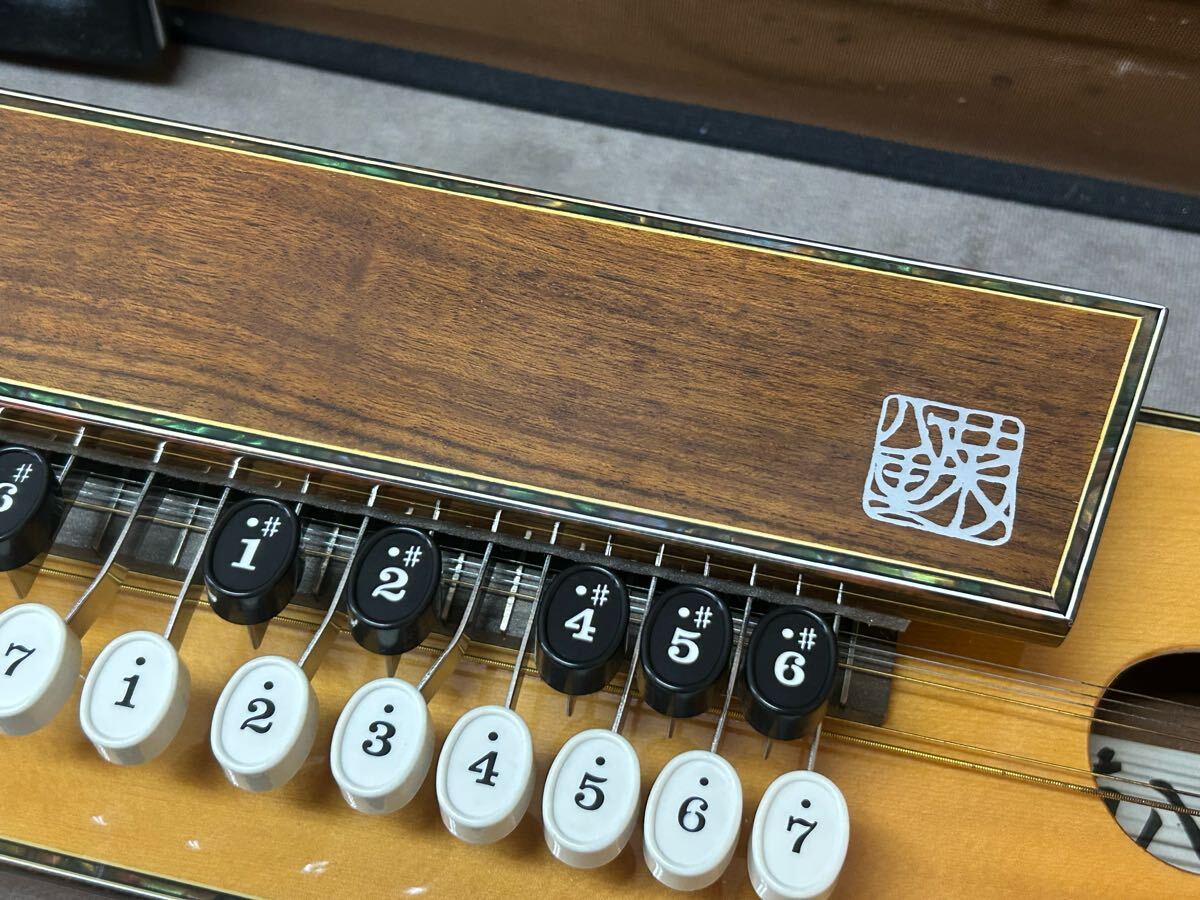 .. -слойный Taisho koto F280S 28 ключ жесткий чехол есть традиционные японские музыкальные инструменты KIKUYAE текущее состояние товар 