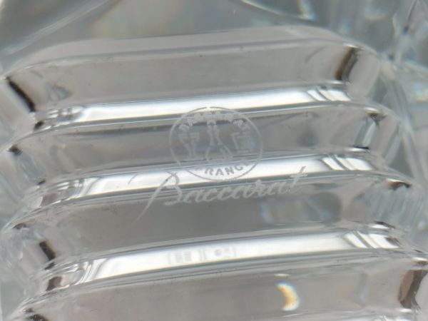 U885 1円～ 中古品 バカラ Baccarat ルクソール ペンホルダー 小物入れ クリスタルガラス 箱あり