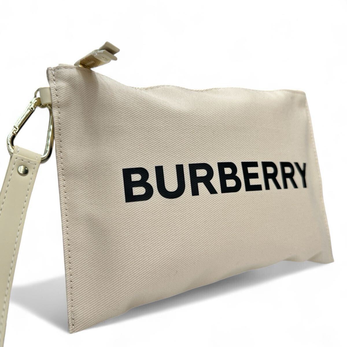 【未使用】BURBERRY バーバリー セカンドバッグ クラッチバッグ ベージュ 1円 新品未使用 BURBERRY バーバリー セカンドバッグ クラッチ