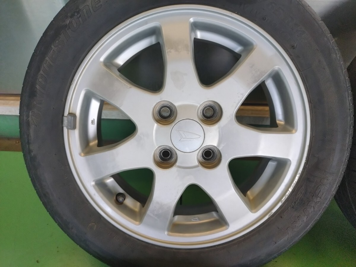 ☆ダイハツ純正アルミタイヤセット☆ミラ☆155/65R14＠44_画像4