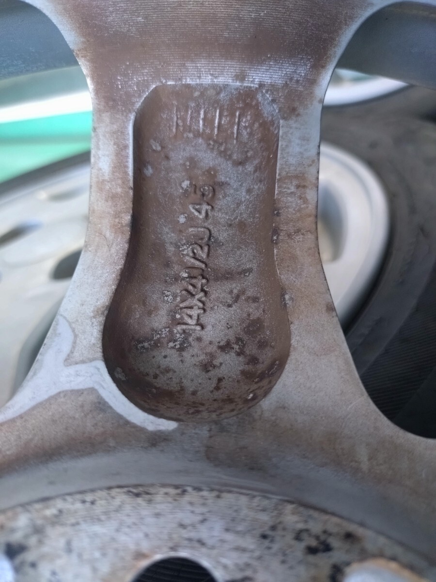 ☆ダイハツ純正アルミタイヤセット☆ミラ☆155/65R14＠44_画像3