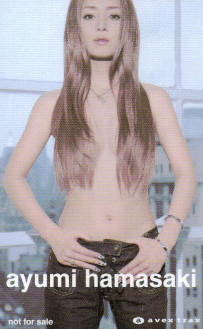 ★浜崎あゆみ　エイベックス　非売品　微伤あり★テレカ５０度数未使用ae_151