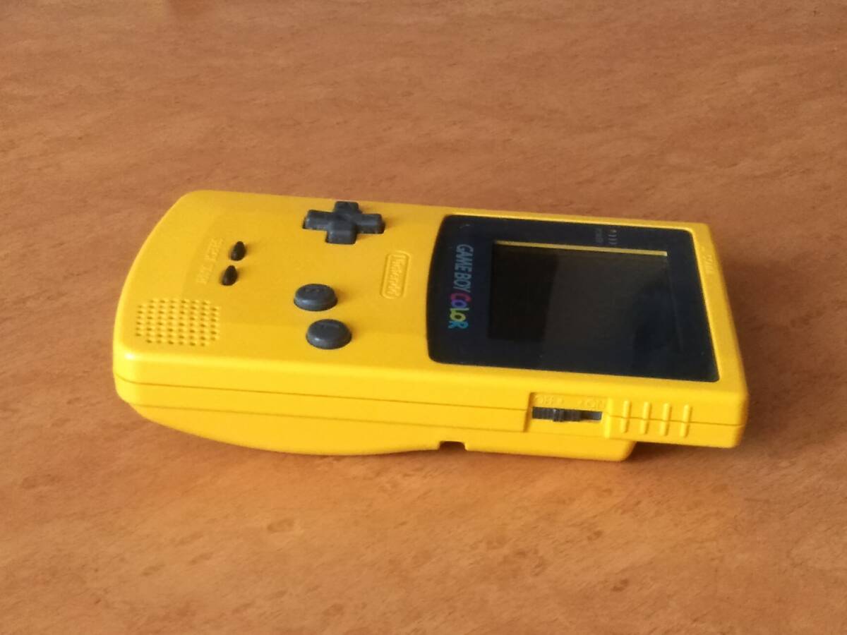  простой проверка settled Game Boy цвет популярный * ценный цвет желтый б/у 1 иен из распродажа! дешевая доставка! быстрое решение иметь! включение в покупку возможность!