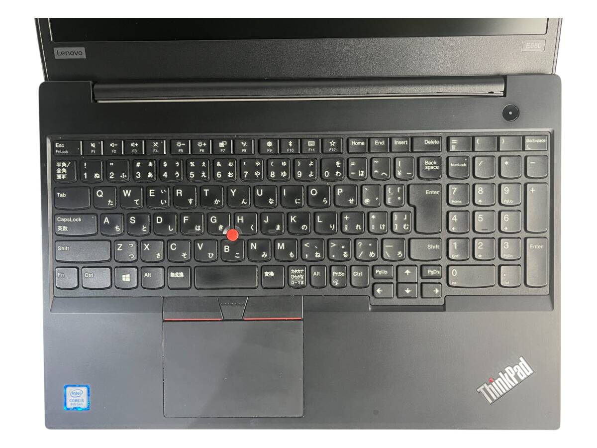 ★第8世代 i5 搭載 Lenovo Thinkpad E580 Core i5-8250U/メモリ8GB/HDD500GB/1366x768/Windows 11 Pro！30日間返品保証
