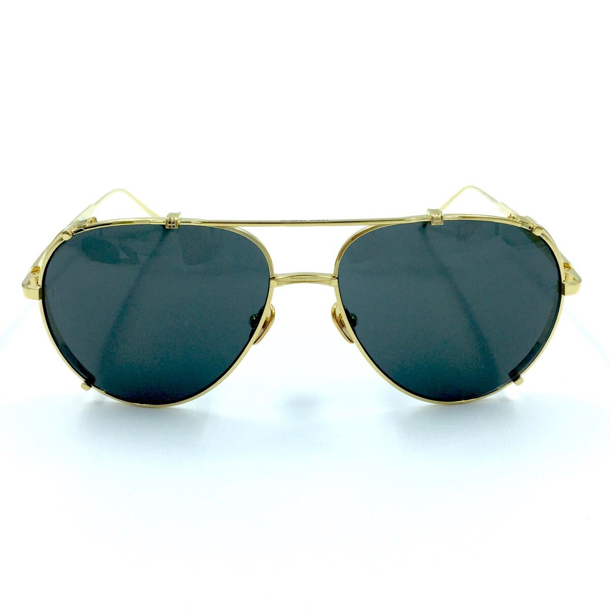 【新品未使用】LINDA FARROW リンダファロー LFL1039/2 Newman サングラス 日本製_画像1