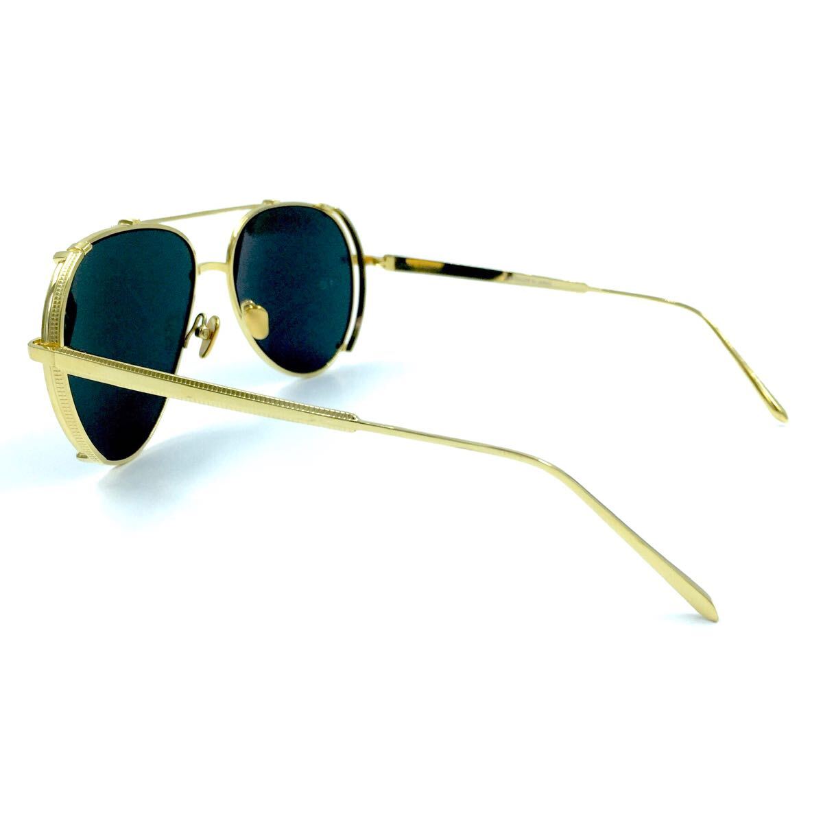 【新品未使用】LINDA FARROW リンダファロー LFL1039/2 Newman サングラス 日本製_画像2