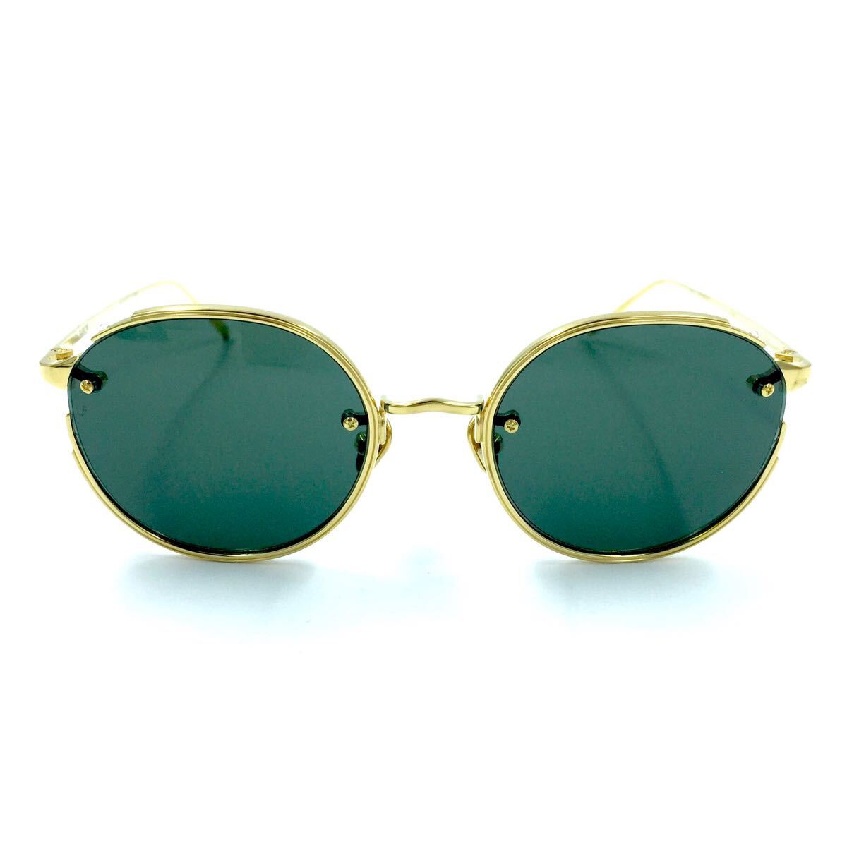 [ новый товар не использовался ]LINDA FARROW Linda fa low LFL948/1 Nicks солнцезащитные очки I одежда UV cut 