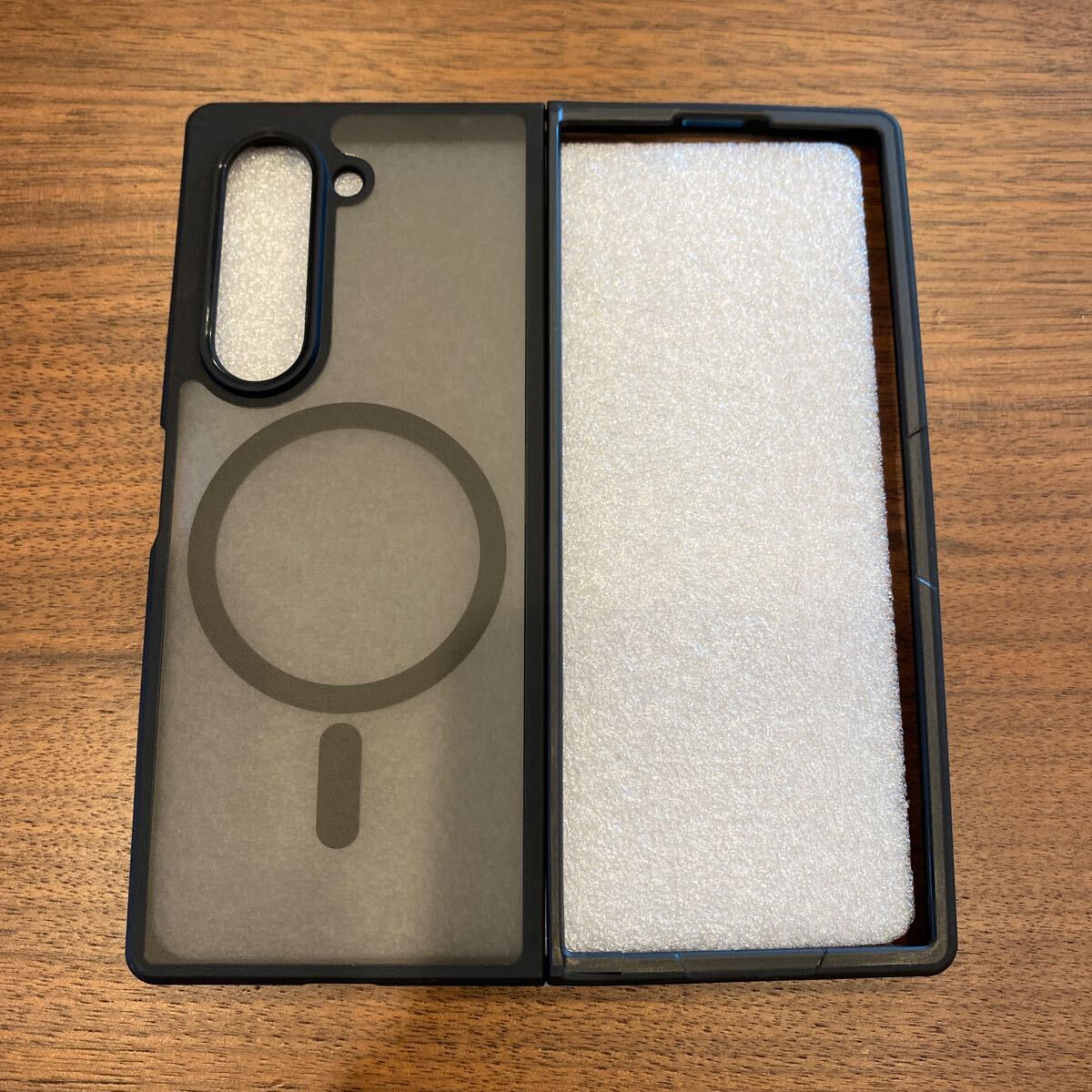 2308080☆ 【Newnugds】Samsung Galaxy Fold6 5G ケース Magsafe対応マグネットリング 内蔵 携帯ケース for ギャラクシーZ フォールド6 