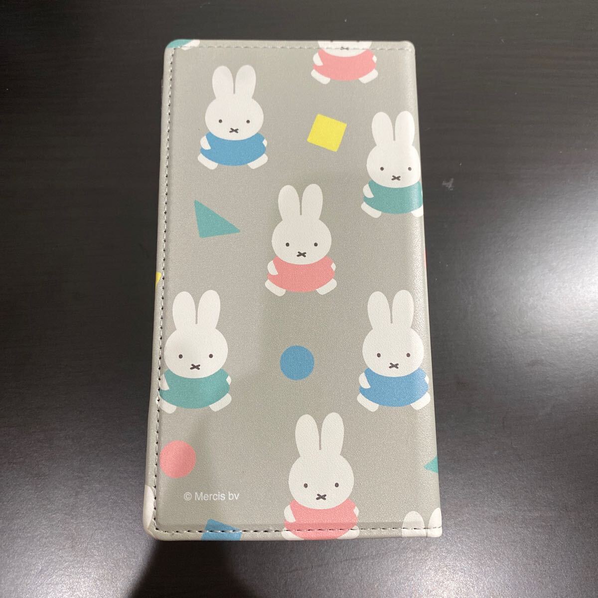 2304035☆ イングレム 『ミッフィー』/汎用手帳型ケース FLEX/オータムカラー/ライトグレー_画像9