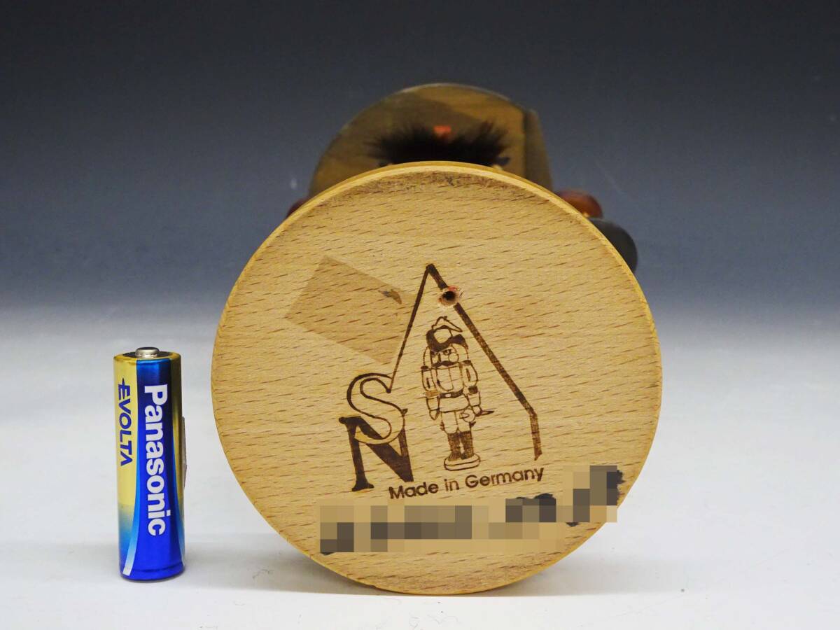 ◆(EG) 木製 くるみ割り人形 約37.5cm×約13.5cm×約13cm 木工芸 工芸品 民芸品 ドイツ製 兵隊 人形 置物 インテリア雑貨_画像10