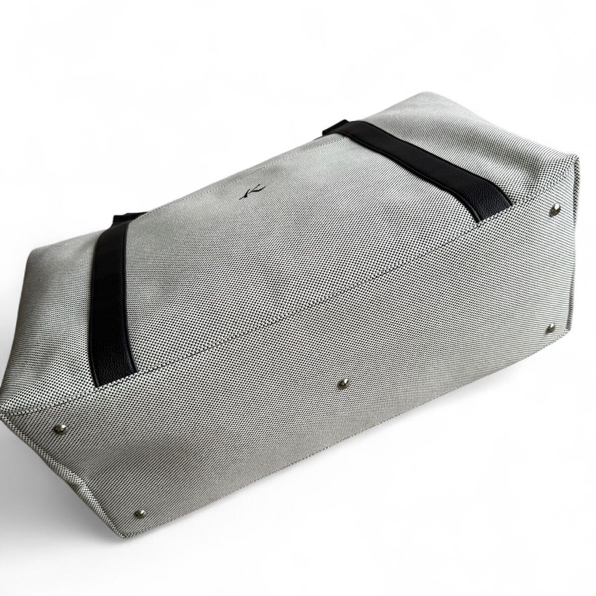  не использовался класс * Kitamura Kitamura мужской 2WAY сумка "Boston bag" портфель плечо плечо .. большая вместимость A4 PC командировка путешествие парусина кожа 