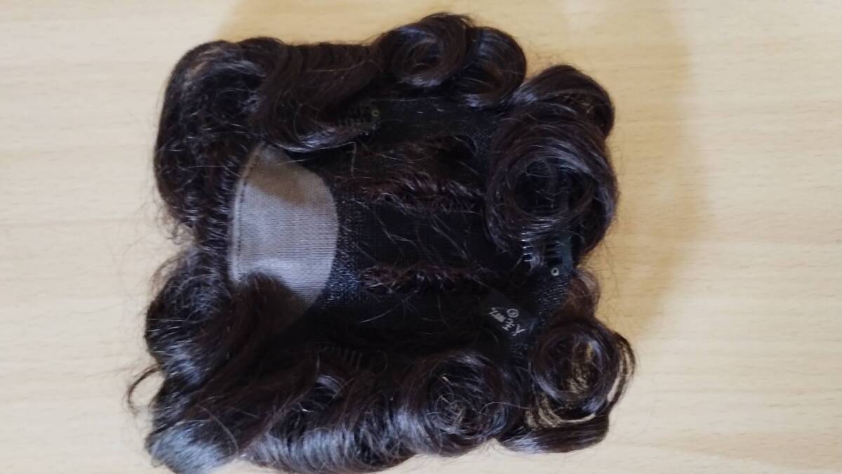 頭頂部　ウィッグ ヘアピース レディース ブラウン系　医療用　送料込み　⑭_画像6
